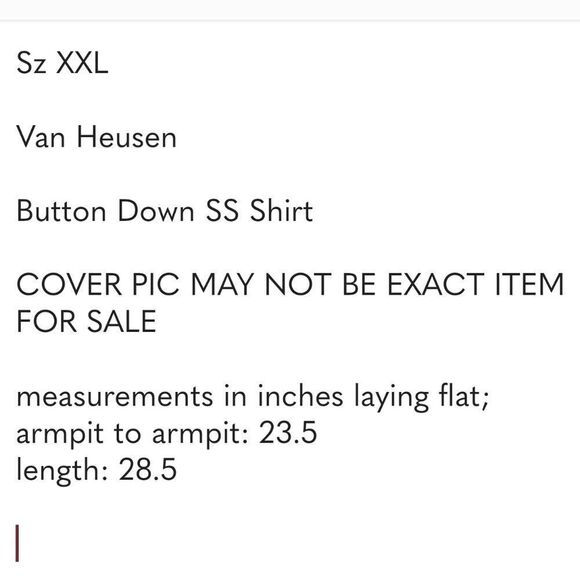 Van Heusen Button Up SS Shirt - Picture 5 of 5